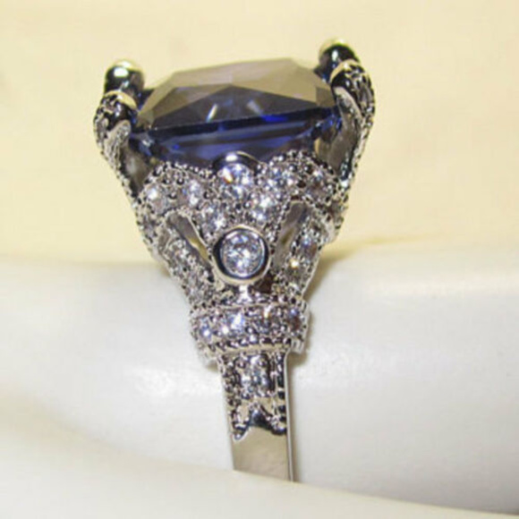 NWT ring desperate housewives tanzanite cz gold - Picture 2 of 4